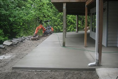 Beautiful Fairwood concrete patios in WA near 98058