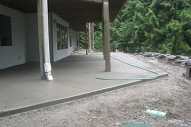 Beautiful Medina concrete patios in WA near 98039