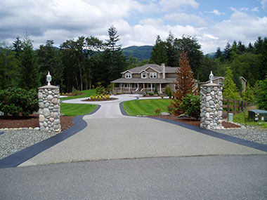 Beautiful Black Diamond concrete design solutions in WA near 98010