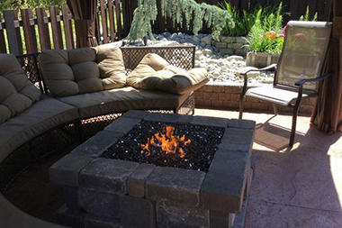 Enumclaw concrete firepit contractors in WA