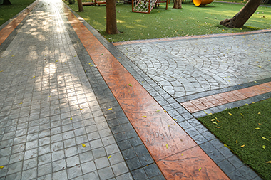 Clyde Hill Colored Concrete