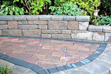 South Prairie Redi Rock Retaining Wall